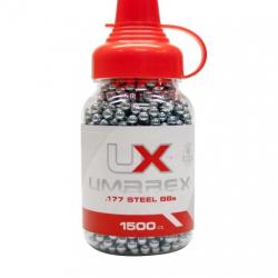 1500 billes d'acier nickelées Umarex, 4.5 mm BB