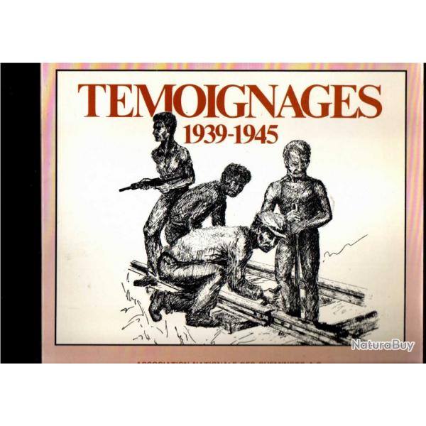 Tmoignages 1939-1945 Andre Ackermann, Resistants Association Nationale Des Cheminots Anciens Combat