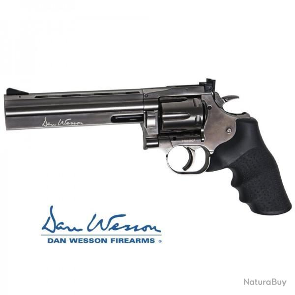 Revolver Dan Wesson 715, 4 Silver - 4,5 mm Co2 Balines, 410 Fps