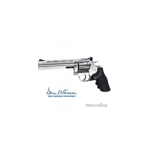Revolver Dan Wesson 715 6 ""Argent - 4,5 mm Co2 Bbs Acier