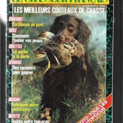 le chasseur français novembre 1984 , chasse , pêche , maison, santé, nature, jardinage , élevage