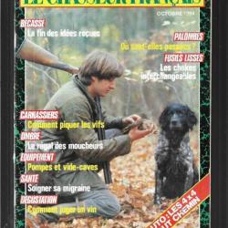 le chasseur français octobre 1984 , chasse , pêche , maison, santé, nature, jardinage , élevage