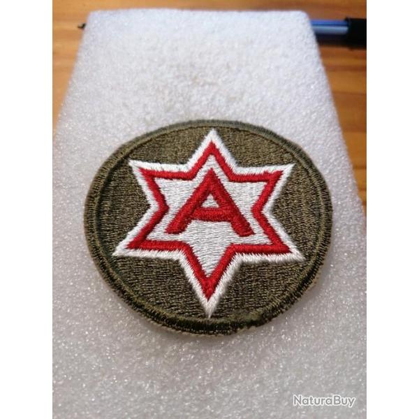 Patch arme us 6th ARMY  WW2 ORIGINAL 2