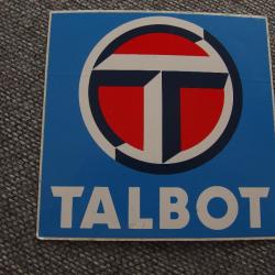 Talbot autocollant vintage 10 cm