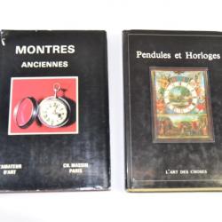 Lot livre Pendules et horloges / Montres anciennes / L'amateur d'art  CH. Massin Paris