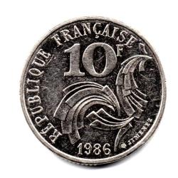BELLE MONNAIE 10 FRANCS JIMENEZ - SUP
