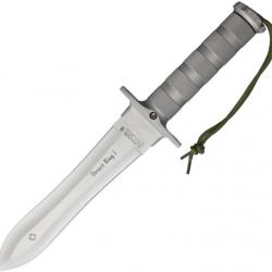 Couteau AITOR Lame en acier inox Mova avec kit de survie dans le manche AI16056071