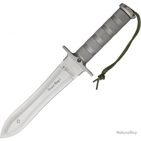 Couteau AITOR Lame en acier inox Mova avec kit de survie dans le manche AI16056071