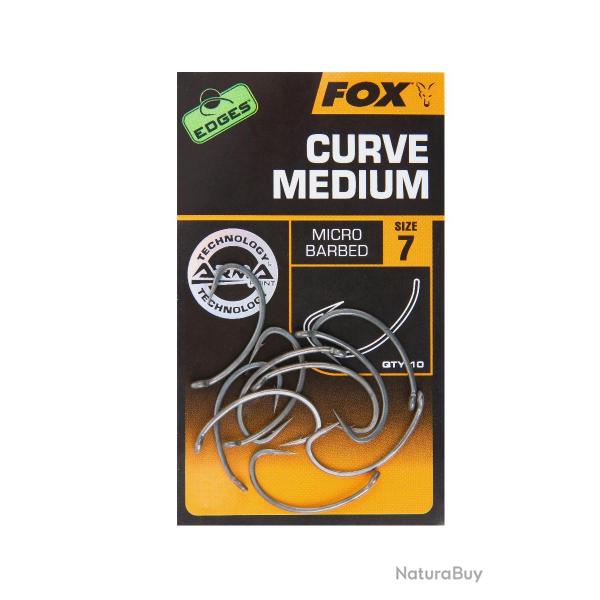 Hameon carpe Edges Armapoint curve Shank Medium Fox 8
