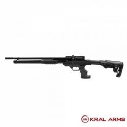 KRAL Puncher Rambo pompe Action PCP carabine - noire 5.5 mm - 19,9 Joules + VIDÉO HAUTE PUISSANCE