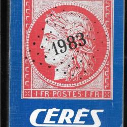 catalogue de timbres postes cérès 1983