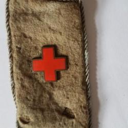 insigne Croix rouge  languette originale d'origine