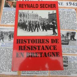 LIVRE HISTOIRES DE RESISTANCE EN BRETAGNE