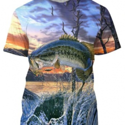 T-Shirt FISHING N° 9 - LIVRAISON OFFERTE