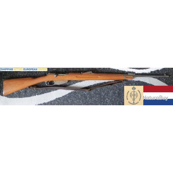 Mannlicher hollandais Geweer M95 / arsenal Hemburg / calibre d'origine 6.5x53 mmR + bretelle cuir