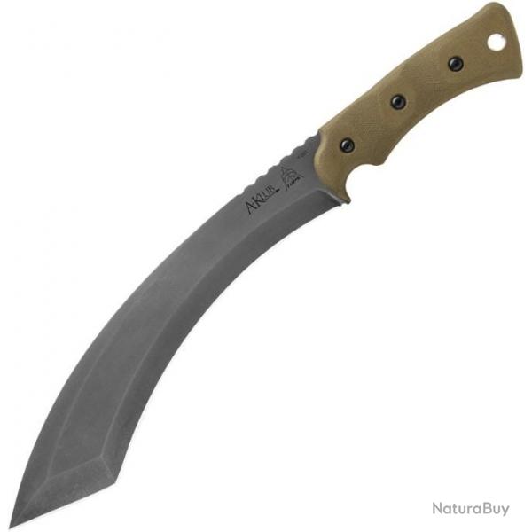 Machette A-Klub TOPS Made in EtatsUnis Manche en Micarta Lame en acier 1095HC Etui Kydex TPAKLB0107