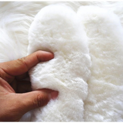 Semelles chaudes en laine épaisses, taille de 34 à 44.