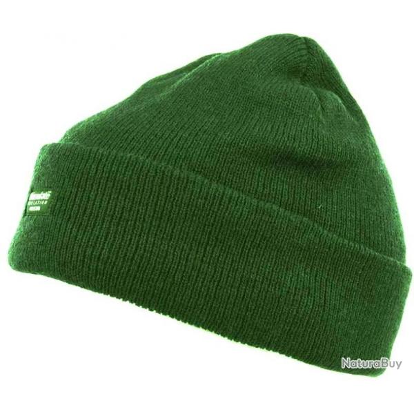 BONNET 100 % ACRYLIQUE THINSULATE FIN UNI VERT - 214140 FOSTEX - PROTECTION FROID HIVER AIRSOFT