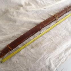 J86) lot , saya  de katana en bois recouverte du cuir d'un shin-gunto  = pour  sabre  japonais