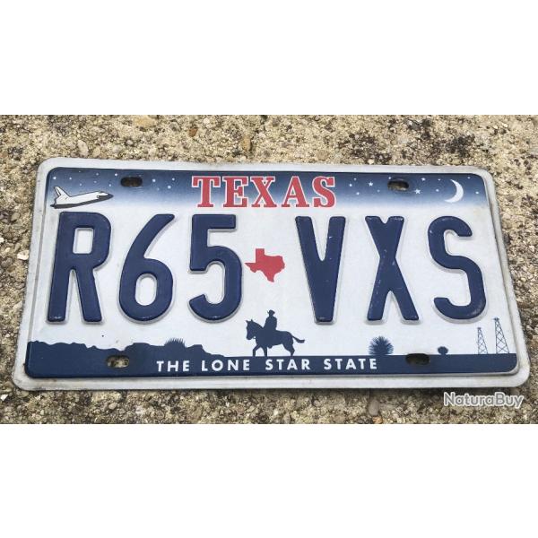 Plaque d'immatriculation amricaine TEXAS US USA LICENCE PLATE