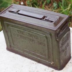 US ARMY - caissette munition US M1 fabricant REEVES CAL 30M1 AMMUNITION BOX - NORMANDIE 1944