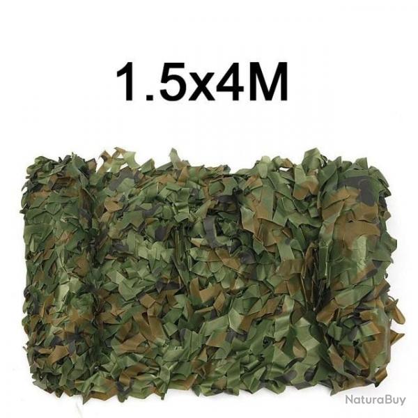 Filet de Camouflage 1.5 x 4 METRES - LIVRAISON GRATUITE !!