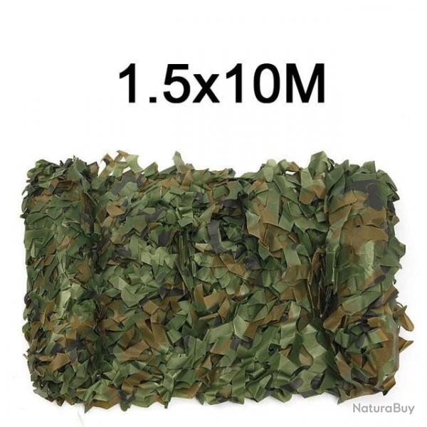 Filet de Camouflage 1.5 x 10 METRES - LIVRAISON GRATUITE !!