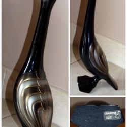 Canard laqué doré à l'or fin - L'EAU VIVE handmade in Belgium - année 60's