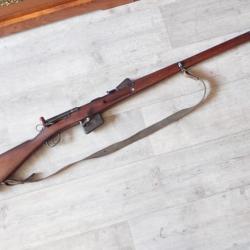 86813 Fusil 1889 Rubin Schmidt Suisse monomatricule avec bretelle et PB
