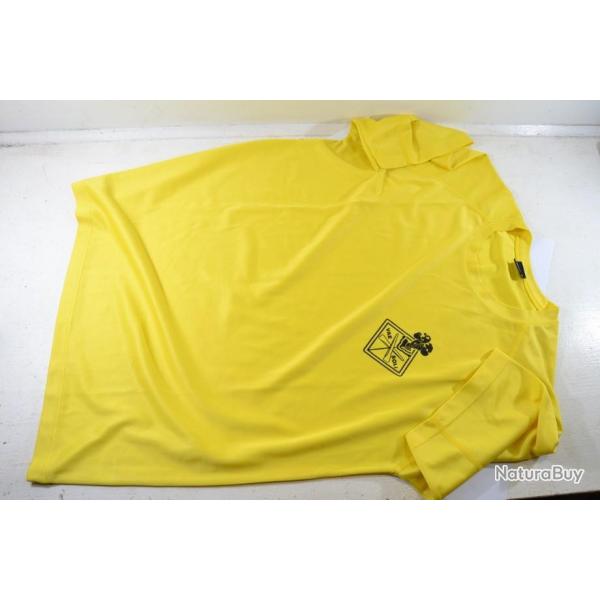 Tee-shirt d'entrainement jaune CENTRE EXPRIMENTAL D' ENTRANEMENT AU COMBAT, VAE SOLI M