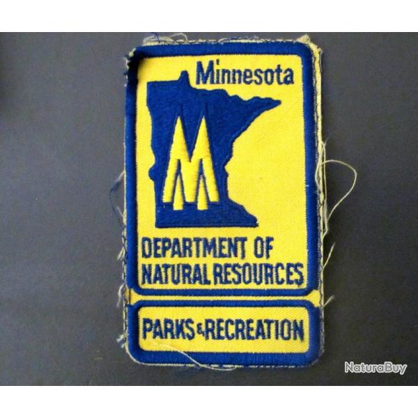 Ecusson amricain DEPARTEMENT OF NATURAL RESOURCES MINNESOTA