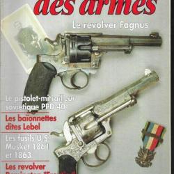 gazette des armes n°264 revolver fagnus, pm soviétique ppd 40, baionnettes lebel, remington frontier