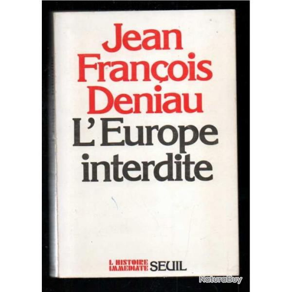 l'europe interdite de jean franois deniau