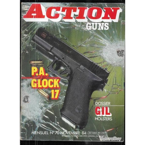 action guns 70 glock 17, cartouche 357 mag.sfm, feinwerbau 600, holsters, peacemaker de army jaeger