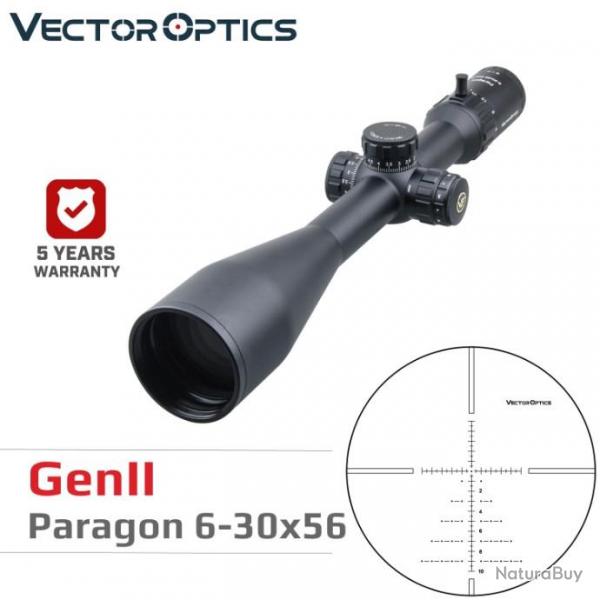 VECTOR OPTICS PARAGON GEN 2 6-30X56 - LIVRAISON GRATUITE !!