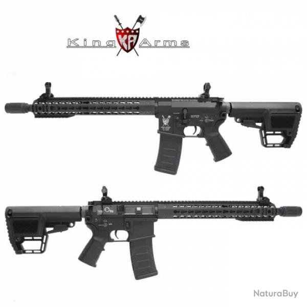 King Arms TWS M4 KeyMod Carabine Black AEG Mitraillette - 6 mm