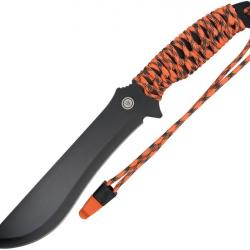 Machette ParaTinder  Lame en acier inox  Comprend un allume-feu et un sifflet en silex WG12241071