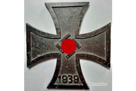 Plaque Croix De Fer Allemand Ww2 Original Piece Tres Rare Bronzes Statues Et Sculptures Militaria