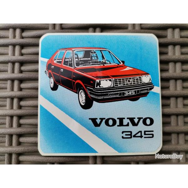 Volvo 345 autocollant vintage 8 cm