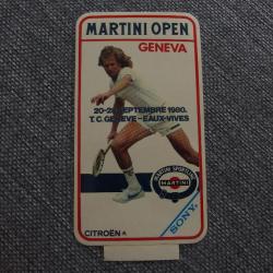 MARTINI OPEN GENEVA 1980 autocollant vintage 13 cm