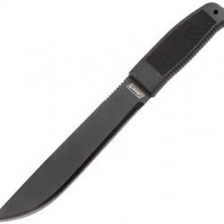 Machette  Manche Caoutchouc Lame en acier et Etui en Nylon CMN300107