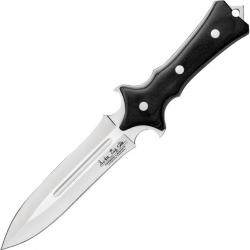 Couteau à bottes Legacy HIBBEN Lame à pointe en acier inox Manche en Pakkawood Etui en Cuir GH505907