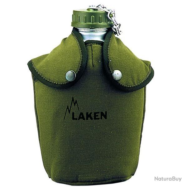 Gourde militaire housse verte