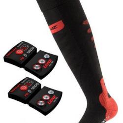 Chaussettes Chauffantes 5.0 Toe Cap + Pack Batteries 1200, LENZ 39-41