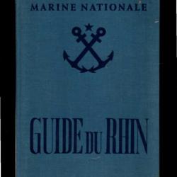 guide du rhin, marine nationale , marine fluviale , péniches