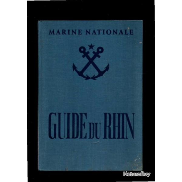 guide du rhin, marine nationale , marine fluviale , pniches