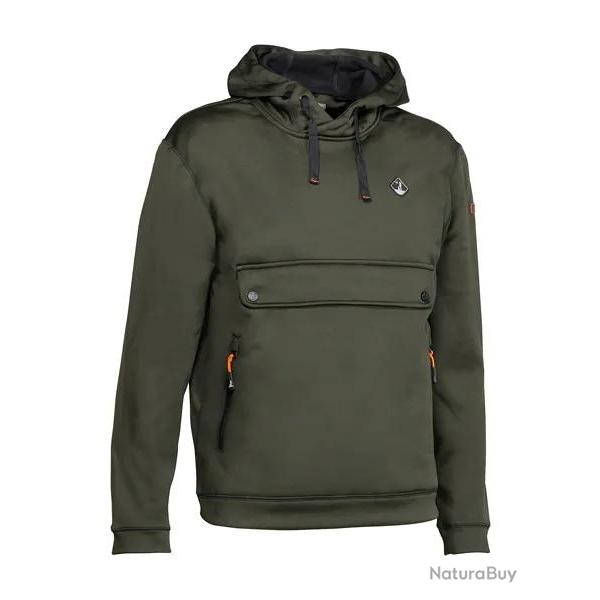 Sweat Shirt A Capuche Kaki Percussion