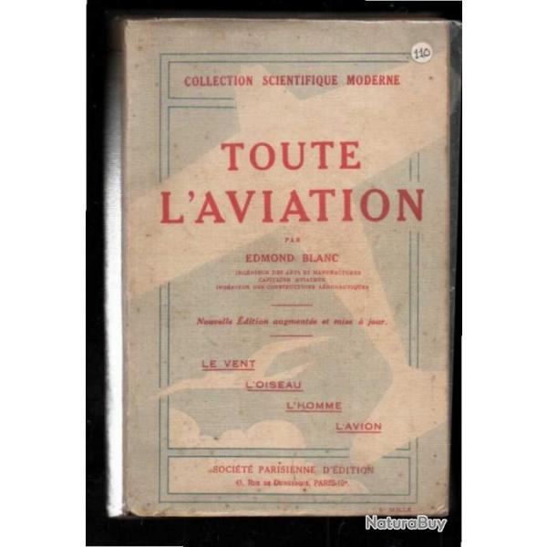 toute l'aviation par edmond blanc collection scientifique moderne