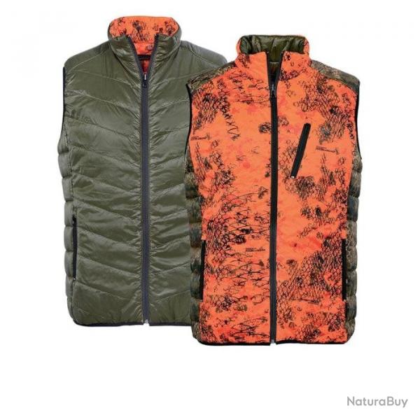 Gilet rversible Verney Carron ProHunt Leopard Snake blaze Camo Bla Camo Blaze Vert