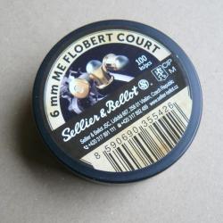 100 Balles bosquette Flobert 6 mm